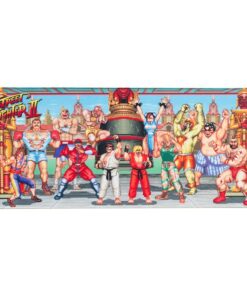 Street Fighter gaming desk mat