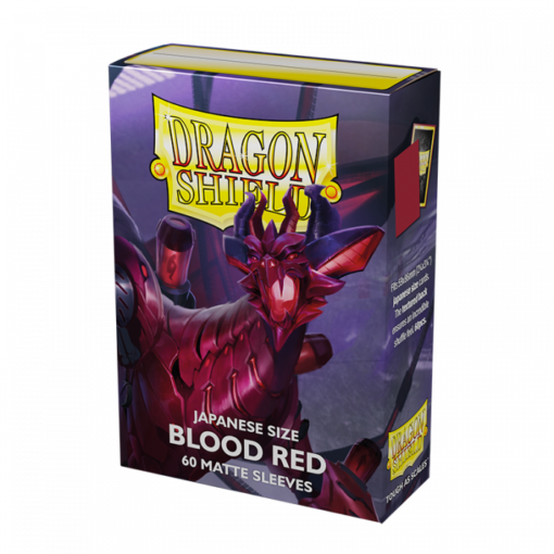 Dragon Shield Small Matte Blood Red Sleeves 60ct - Image 2