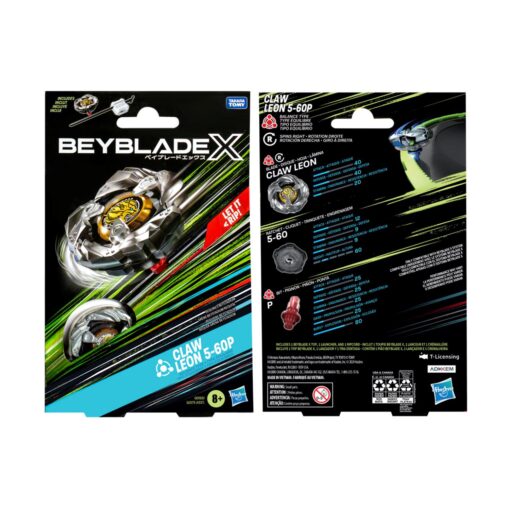 BeyBlade X: Starter Pack Top- Claw Leon - Image 4