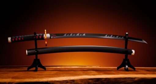 Demon Slayer Replica 1/1 Nichirin Sword (Tanjiro Kamado) Kyojuro Rengoku's Sword Guard - Image 7