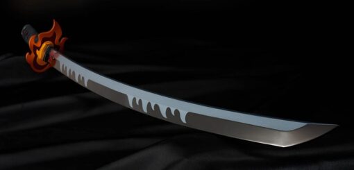 Demon Slayer Replica 1/1 Nichirin Sword (Tanjiro Kamado) Kyojuro Rengoku's Sword Guard - Image 6