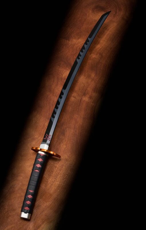 Demon Slayer Replica 1/1 Nichirin Sword (Tanjiro Kamado) Kyojuro Rengoku's Sword Guard - Image 2