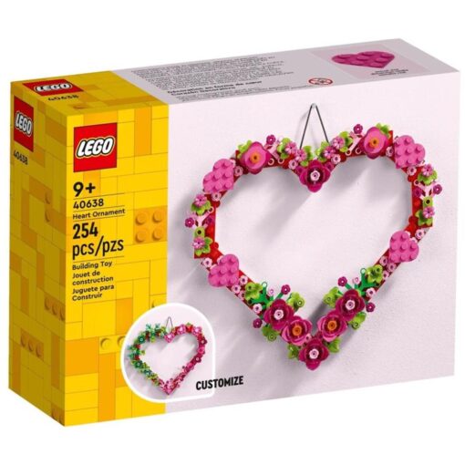 LEGO Heart Ornament