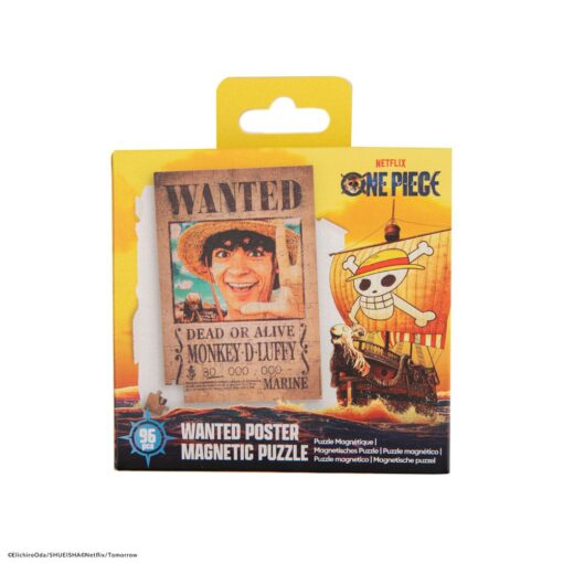 One Piece Magnetic Παζλ Wanted Luffy - Image 3