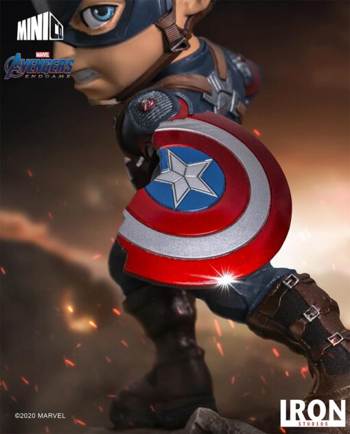 Iron Studio Avengers: Endgame Mini Co. Αγαλματίδιο Captain America - Image 3