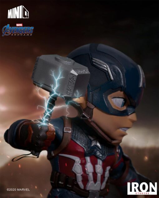 Iron Studio Avengers: Endgame Mini Co. Αγαλματίδιο Captain America - Image 4