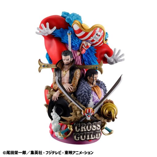 Megahouse One Piece Petitrama DX PVC Άγαλμα Re Birth 03 Cross Guild - Image 3