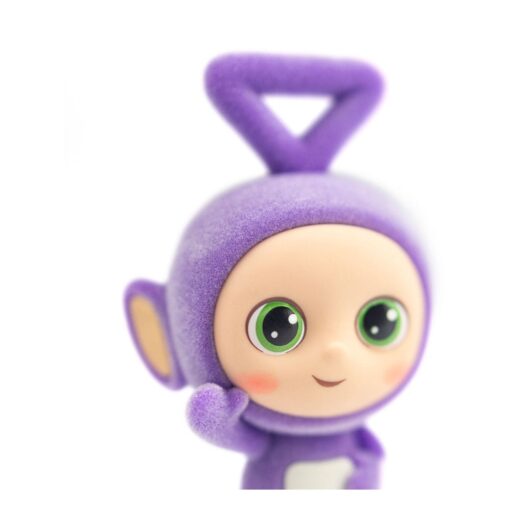 Teletubbies Cheebee Mini Φιγούρα Tinky Winky Flocked - Image 4