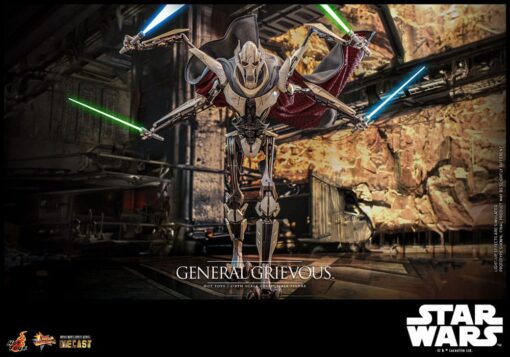 Star Wars Movie Masterpiece Diecast Action Figure 1/6 General Grievous - Image 4