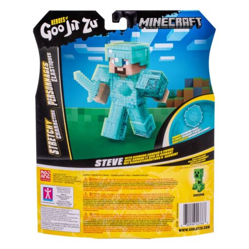 Minecraft Heroes of Goo Jit Zu Meteor Madness Stretch Φιγούρα Steve - Image 6