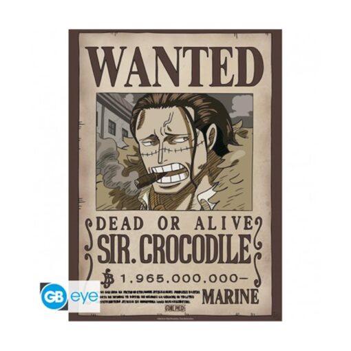 One Piece Αφίσα Wanted Crocodile