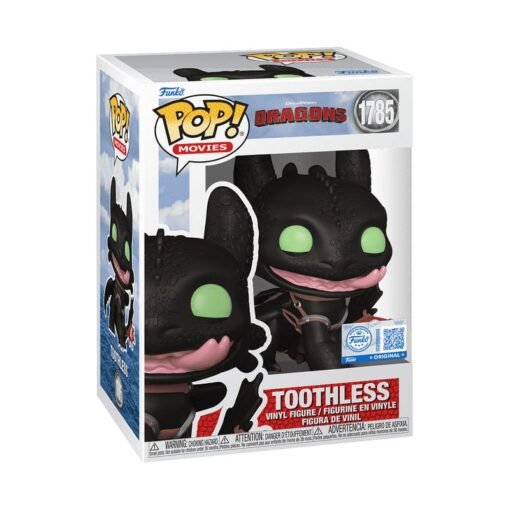 Funko POP! Movies: How to Train Your Dragon- Toothless with Tongue - Image 2