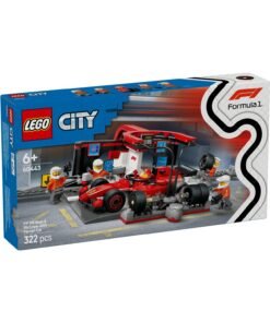 Alternative view of LEGO® City: F1® Pit Stop & Pit Crew with Ferrari Car