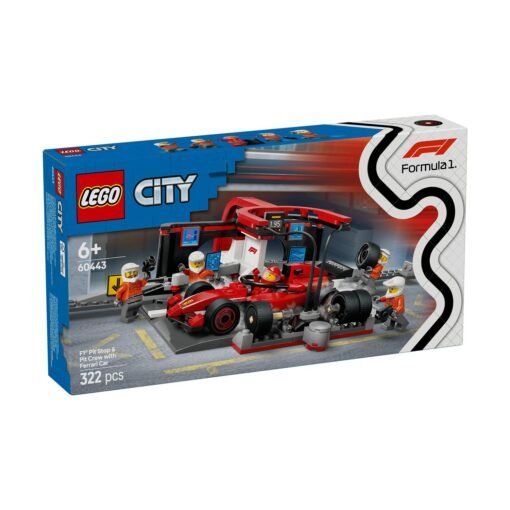 LEGO® City: F1® Pit Stop & Pit Crew with Ferrari Car - Image 2