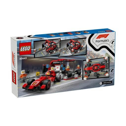 LEGO® City: F1® Pit Stop & Pit Crew with Ferrari Car - Image 3