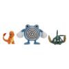 Pokemon 3-Pack Φιγούρες Charmander Trubbish & Poliwhirl