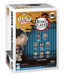 Alternative view of Funko POP! Animation: Demon Slayer: Kimetsu no Yaiba- Genya Shinazugawa #1406
