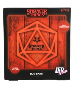 Alternative view of Stranger Things 5 LED Neon Φωτιστικό D20