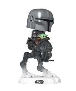 Funko POP Mandalorian with Grogu AT-RT