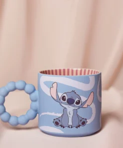 Κούπα Stitch με bubble χερούλι